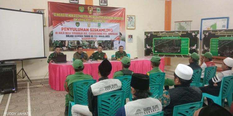 Penyuluhan Siskamling Jadi Program Non Fisik TMMD ke-117