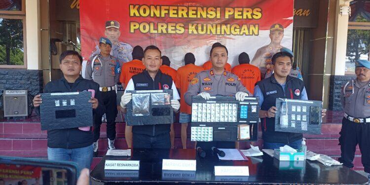 Residivis Narkoba Kembali Ditangkap, Kapolres: Ngaku Dapat Barang dari Residivis Lapas Kuningan
