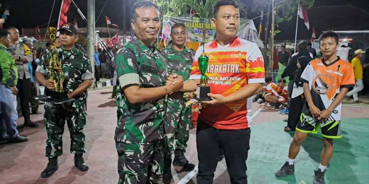 Koramil Cibingbin Gelar Turnamen Voli Danramil Cup
