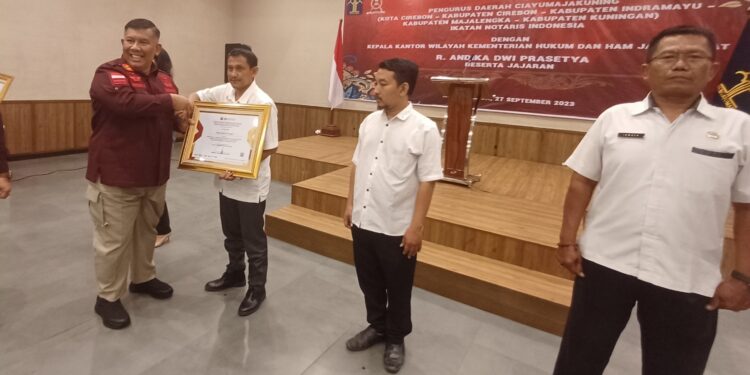 Tiga Pasar di Kabupaten Cirebon Dapat Sertifikat Penghargaan Kekayaan Intelektual dari Kemenkum HAM