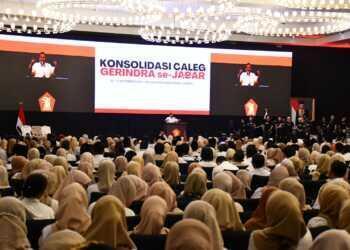 Konsolidasi Caleg Se-Jabar, Partai Gerindra Targetkan Kemenangan
