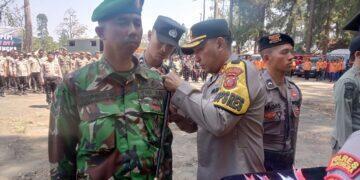 Puluhan Petugas Gabungan di Majalengka Ikuti Apel Siaga Pencegahan Karhutla