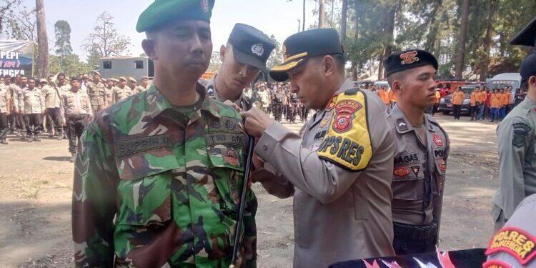 Puluhan Petugas Gabungan di Majalengka Ikuti Apel Siaga Pencegahan Karhutla
