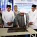 Aa Gym Bareng Bupati Tandatangani Prasasti Pembangunan Masjid Kawasan Eco Pesantren