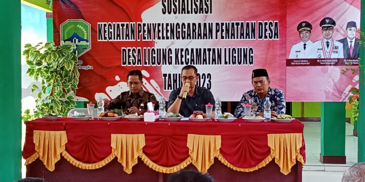 Dinas PKPP Kembali Sosialisasikan Program PKT di Dua Desa di Kecamatan Ligung