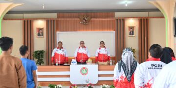 Kontingen Porseni PGRI Kuningan Dilepas Bupati Acep