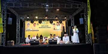 Puncak HUT ke-59, DPD Golkar Kabupaten Cirebon Gelar Golkar Bersholawat