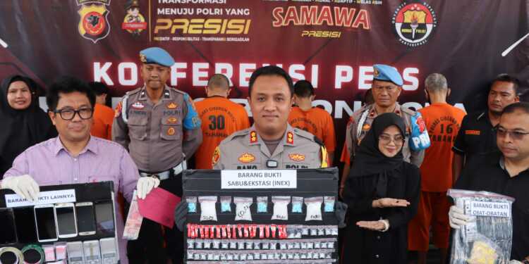 Polres Cirebon Kota Amankan 9 Pengedar Narkoba