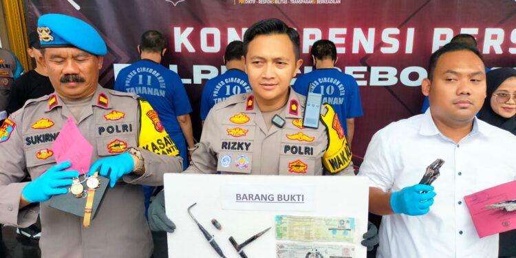 Polres Ciko Ungkap Spesialis Pencuri Kendaraan Bermotor di Kosan