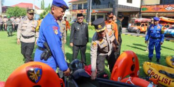 Polresta Cirebon Gelar Apel Siaga Bencana