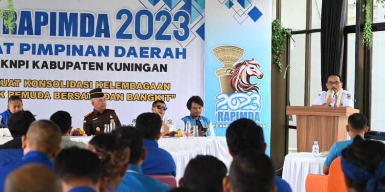 32 DPK Dikukuhkan, Pj Bupati Minta KNPI Berkolaborasi Atasi Masalah di Kuningan