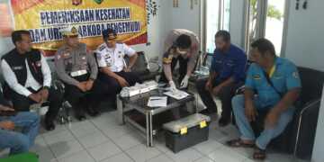 Jelang Nataru, Dishub dan Polresta Cirebon Sidak PO Bus