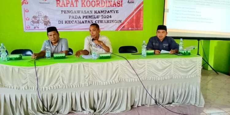 Panwascam Ciwaringin Imbau Peserta Pemilu Taati Aturan Kampanye