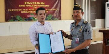 Dua Warga Binaan Lapas Majalengka Mendapat Remisi Natal