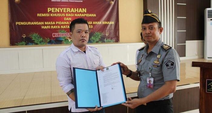 Dua Warga Binaan Lapas Majalengka Mendapat Remisi Natal