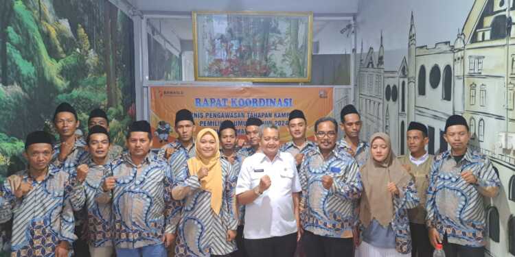 Jaga Integritas Pemilu, Panwascam Losari dan PKD Adakan Rakor Pengawasan