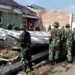 TNI Bantu Warga Korban Angin Puting Beliung di Desa Banjarwangunan