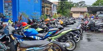 Tertibkan Knalpot Brong Hingga ke Sekolah, 149 Motor Terjaring