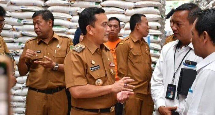 Jelang Puasa, Pj Bupati Majalengka Pastikan Stok Beras Aman