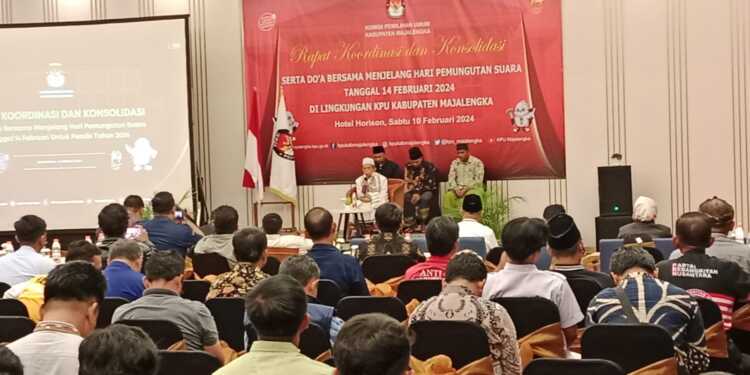 KPU Majalengka Gelar Doa Bersama, Berharap Pemilu 2024 Aman Lancar dan Damai