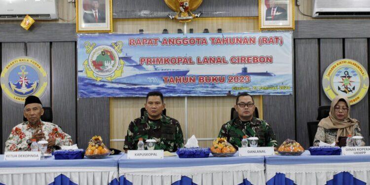 Primkopal Lanal Cirebon Gelar RAT Tahun Buku 2023
