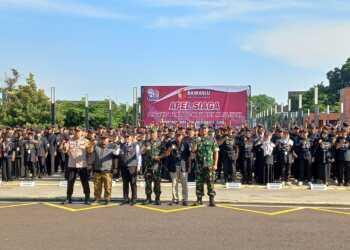 Siap Mengawal Jalannya Pemilu 2024, Bawaslu Majalengka Gelar Apel Siaga