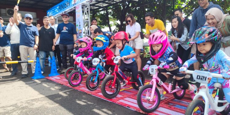 Ratusan Pembalap Cilik Bertanding Pada Race Push Bike Championship