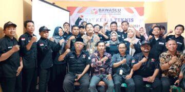 PKD Se -Panwascam Ligung Ikuti Rakernis Pengawasan Kampanye