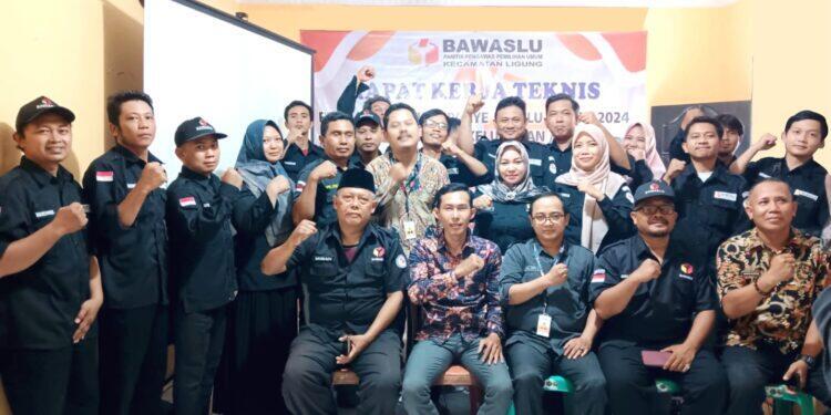 PKD Se -Panwascam Ligung Ikuti Rakernis Pengawasan Kampanye