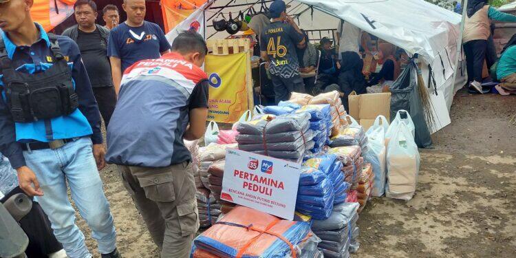 Pertamina Patra Niaga Regional JBB Salurkan Bantuan Korban Puting Beliung di Sumedang