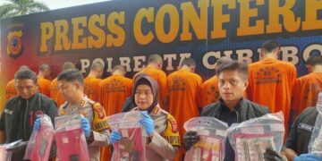 Polresta Cirebon Amankan 13 Orang Terkait Narkoba