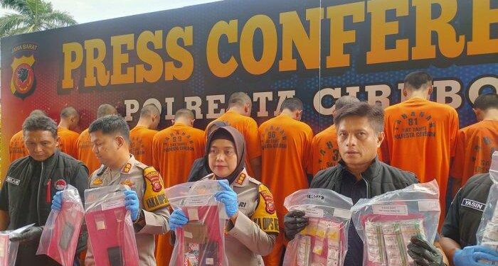 Polresta Cirebon Amankan 13 Orang Terkait Narkoba