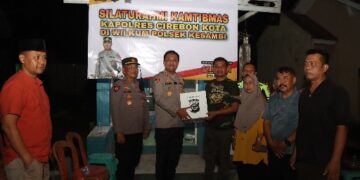 Jaga Kamtibmas, Kapolres Cirebon Kota Silaturahmi di Karyamulya