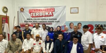 NasDem Kunjungi Gerindra Kota Cirebon Bawa Suhendrik
