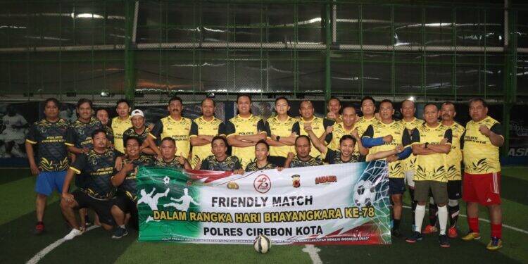 Fun Futsal Peringati HUT Bhayangkara, Polres Ciko vs Jurnalis