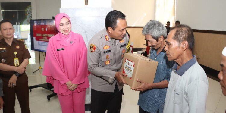 HUT Bhayangkara ke-78, Polres Ciko Gelar Baksos dan Bansos