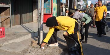 Peringati Hari Bhayangkara ke-78, Kapolresta Bersama Forkopimda Gelar Olahraga Bersama dan Aksi Pungut Sampah