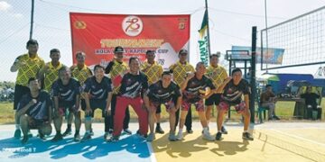 Peringati Hari Bhayangkara, Polsek Gebang Gelar Turnamen Bola Voli