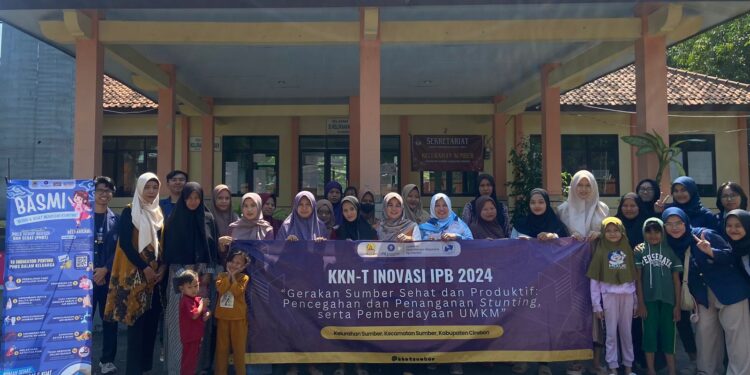 Ikut Andil Turunkan Stunting di Kelurahan Sumber, Mahasiswa IPB Gelar Beragam Aksi Nyata