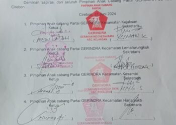 5 PAC Gerindra Kota Cirebon Dukung Furqon Dapatkan Rekomendasi Calon Walikota