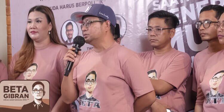 Ketua Umum Beta Gibran Deklarasi Dukung Aceng Sunanto Jadi Pemimpin Muda di Majalengka