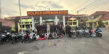 Gagalkan Tawuran, Belasan Remaja Bawa Sajam Diamankan Polres Ciko
