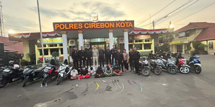 Gagalkan Tawuran, Belasan Remaja Bawa Sajam Diamankan Polres Ciko