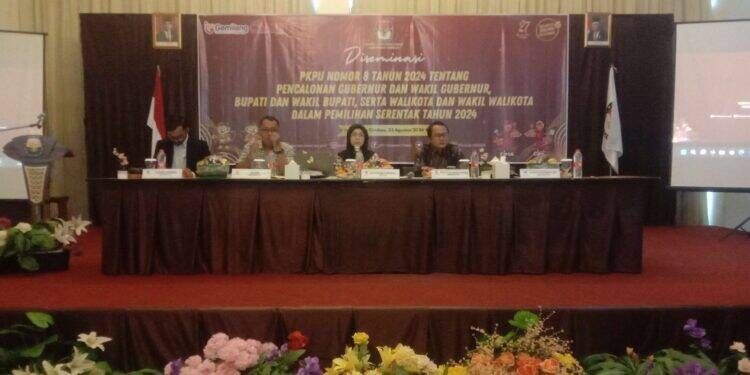 Jelang Pilkada, KPU Gelar Diseminasi PKPU 8 Tahun 2024