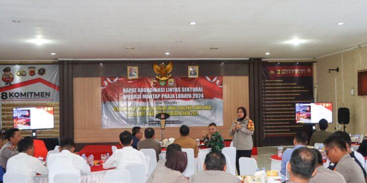 Polresta Cirebon Gelar Rakor Lintas Sektoral Pengamanan Pilkada Serentak