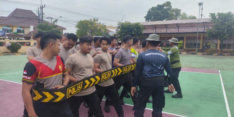 Pasukan Anti Huru Hara Siapan Amankan Pilkada 2024