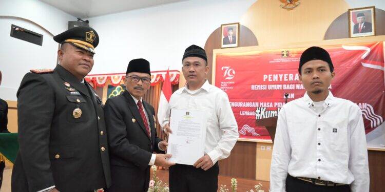 8 Orang Narapidana Dapat Remisi Langsung Bebas
