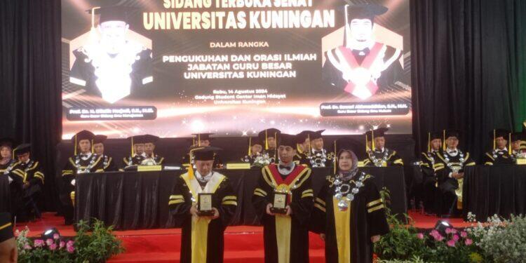 Uniku Kini Miliki 2 Guru Besar, Profesor Dikdik dan Profesor Suwari