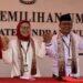 Nina – Tobroni Daftar KPU Diapit Mantan Kapolri dan DPR RI