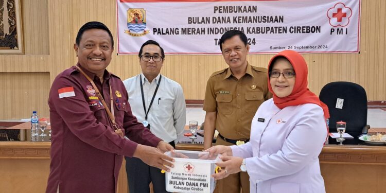 PMI Kabupaten Cirebon Gelar Bulan Dana, Targetkan Rp1,31Miliar
